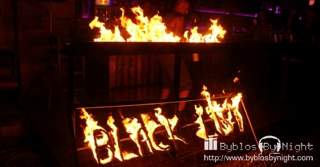 Fire Show at Black List, Byblos Souk