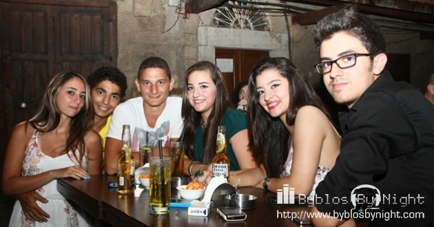 Friday Night at 3 Doors Pub, Byblos