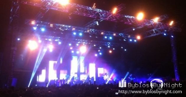Snow Patrol live at the Byblos Festival