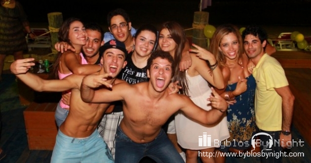 Crazy Saturday night party at Edde Sands, Part 1 of 3